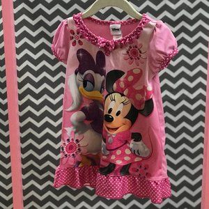 Disney Minnie Mouse Toddler Girls 2T PJ Nightgown